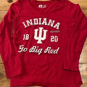 Women’s Indiana Hoosiers Long Sleeve T-Shirt by Russell Athletic NCAA Size M